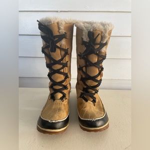 Tan Sorel Tivoli II Tall Winter Boots
